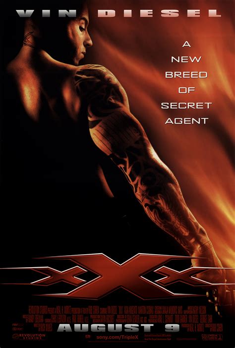XXX is a 2002 American action film directed by Rob Cohen, produced by Neal H. Moritz and written by Rich Wilkes. The first installment in the XXX film series, the film stars Vin Diesel as Xander Cage, a thrill-seeking extreme sports enthusiast, stuntman and rebellious athlete-turned-reluctant spy for the National Security Agency.Cage is sent …